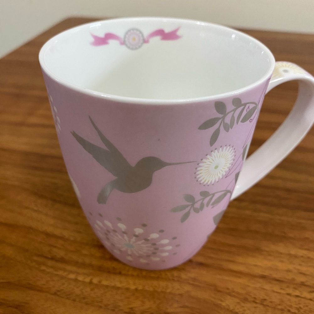 Lovely teacup supporting Breast Cancer .
 bone China 
Design by Claire Chlcott